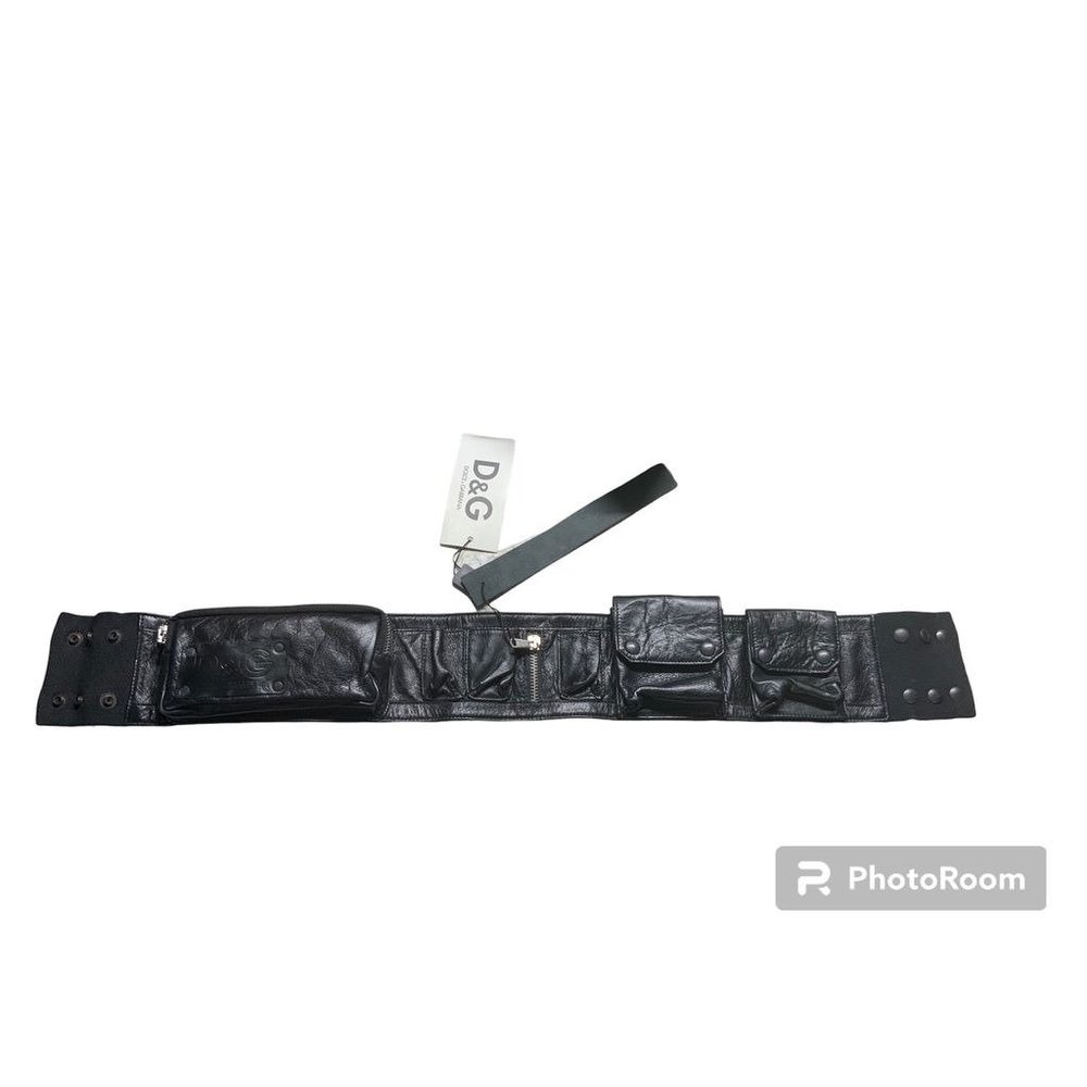 NWT Dolce & Gabbana Elastic Belt Bag with Pockets size small